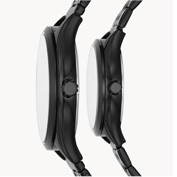 Fossil Black Box His and Her Wylie Three-hand Set - Picture 2 of 8